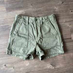 Denim Forum 90’s Utility High Rise Shorts